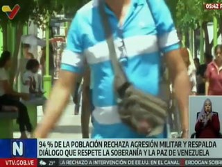 Sondeo de la encuestadora Data Viva muestra que 94% de la población rechaza agresiones de EE. UU.