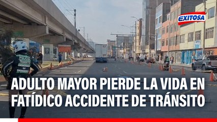Adulto mayor pierde la vida en fatídico accidente de tránsito en La Victoria