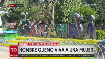 Aprehenden a un hombre que prendió fuego a su pareja en La Paz