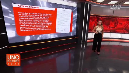 ACTA DE REUNÓN PARA EL DEBATE VICEPRESIDENCIAL