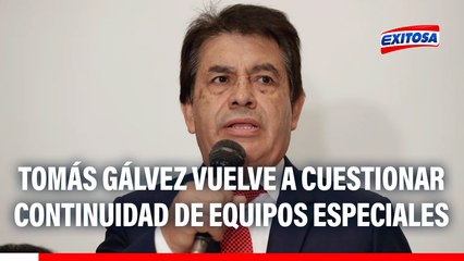 Tomás Gálvez vuelve a cuestionar continuidad de equipos especiales del Ministerio Público
