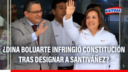 Gobierno de Boluarte ha infringido la Constitución al designar a Santiváñez, señala Gutiérrez