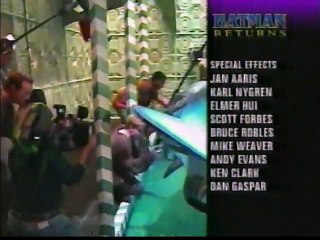 Batman Returns NBC Split Screen Credits