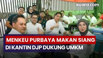 Menkeu Purbaya Makan Siang di Kantin DJP sebagai Bentuk Dukungan untuk UMKM