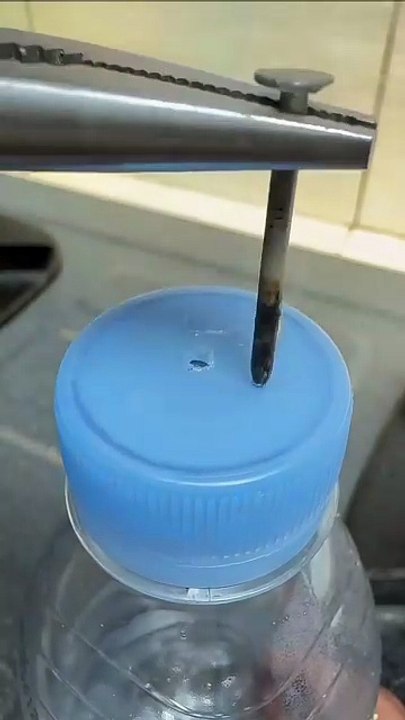 #Water #Faucet #Filter #Thru #Cap of #Bottle of #Drinking Water #viralvideoシ  #reelsviral  #satisfying