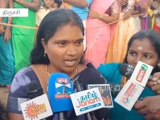 பெண்களை சாட்டையால் அடித்து பேய் விரட்டும் வழிபாடு - திருச்சி அருகே வினோத திருவிழா!