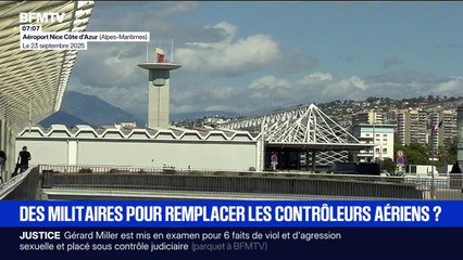 Christian Estrosi va demander à l'État de remplacer les contrôleurs aériens par des militaires