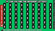 Can you find the different Letters? (P.3) 🔤