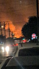 huge firefire reported og at Manhattan beach refinery  and it's serious