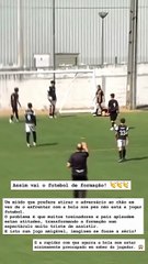Núria Madruga filho futebol