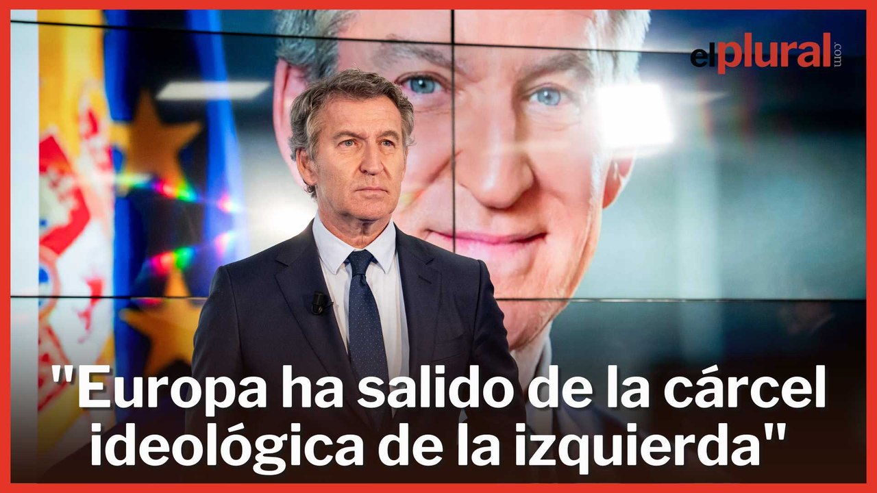 Feijóo desdeña el peso de la democracia y acusa a la izquierda de vender una "cárcel ideológica"
