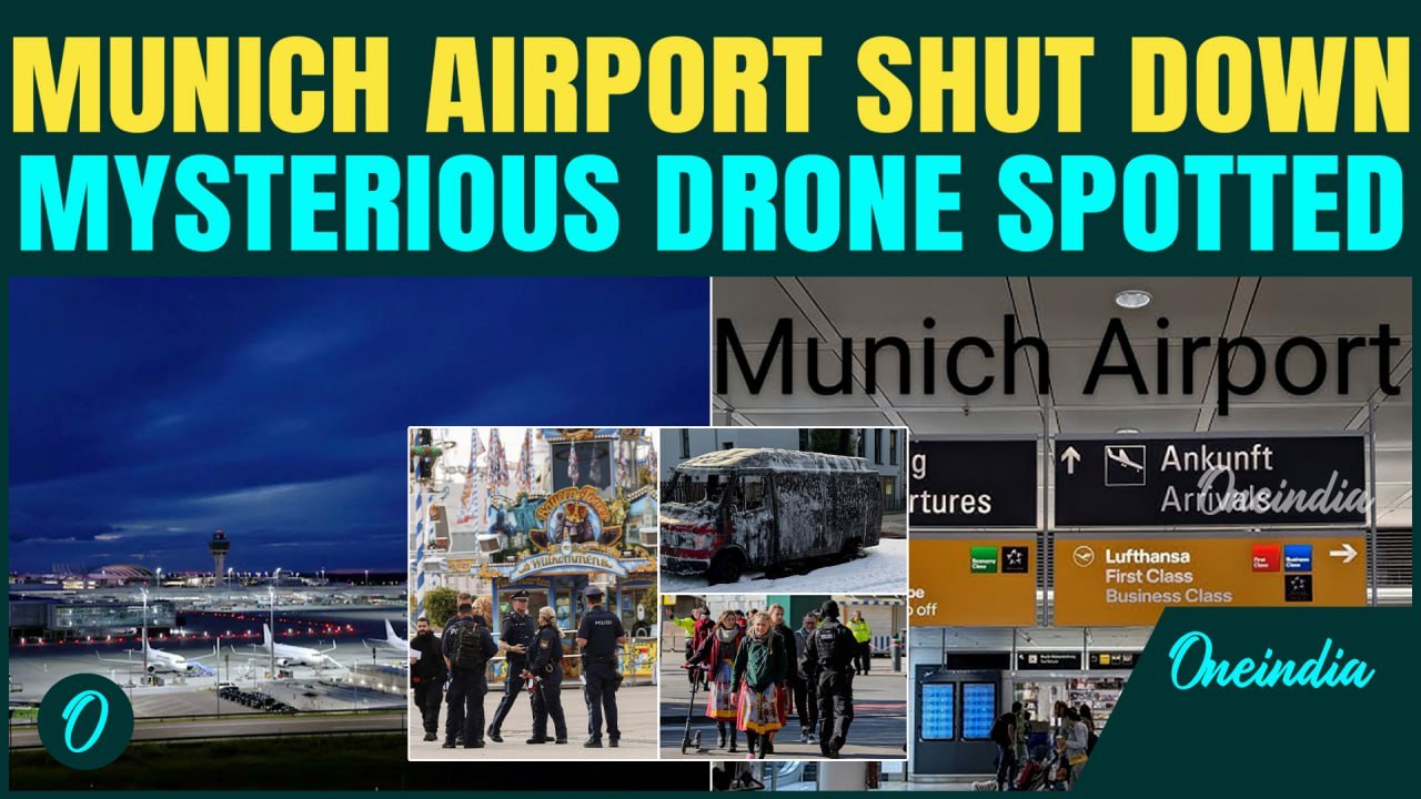 Russian Drone Spotted in Germany? Munich Airport Shutdown! 17 Flights Cancelled, Passengers Stranded