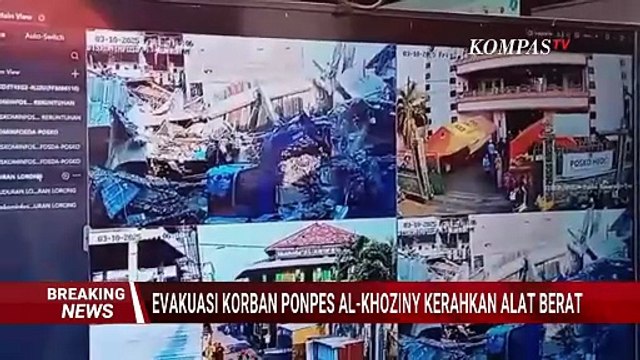 [LIVE] Evakuasi Korban Ambruknya Ponpes Al-Khoziny, 2 Jenazah Dibawa ke RS Bhayangkara Surabaya