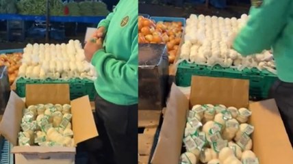 Sarımsaktaki bu yazıyı görmeyen parasından oluyor