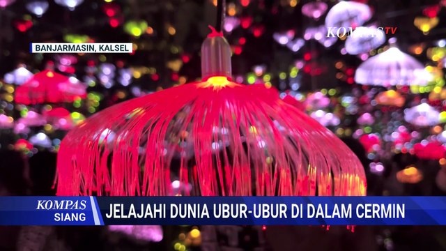 Badri Gallery Banjarmasin Hadirkan Ruang Seni Unik yang Dipenuhi Cahaya Replika Ubur-Ubur | KOMPAS S