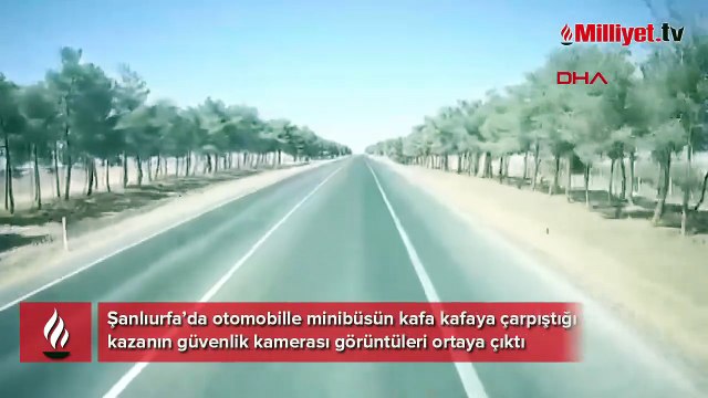 Feci kaza kamerada! Kafa kafaya çarpıştılar
