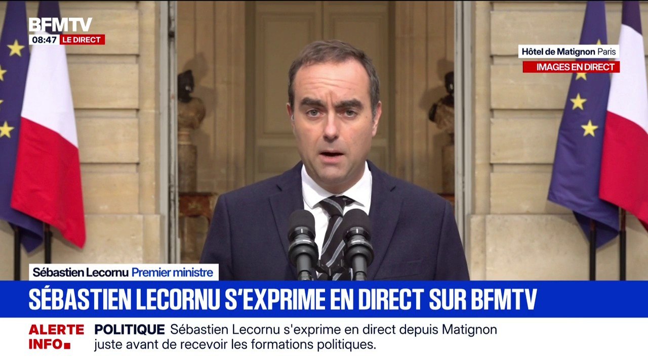 "J'ai commencé à tracer des chemins qui vont nous permettre de trouver des compromis", assure Sébastien Lecornu