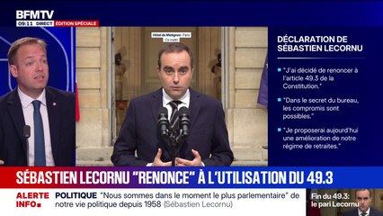 "Est-ce que ce renoncement au 49.3 permet le compromis?", s'interroge Jean-Didier Bergé, député Droite Républicaine
