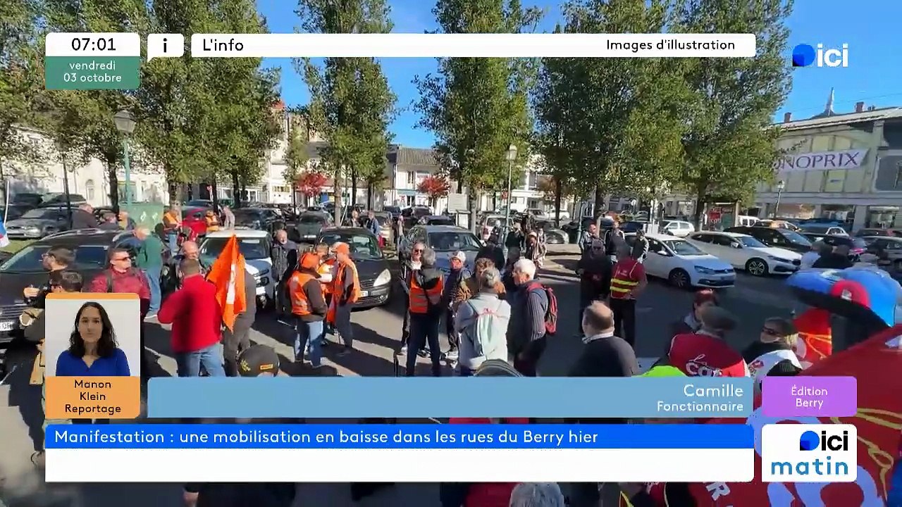 03/10/2025 - ici matin par ici Berry en vidéo