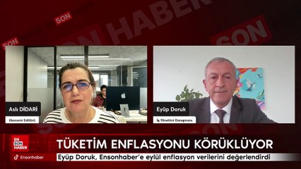 Eyüp Doruk, Ensonhaber’e eylül enflasyon verilerini değerlendirdi