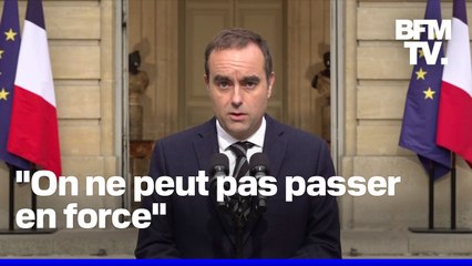 Sébastien Lecornu renonce à l'utilisation du 49.3 pour gouverner