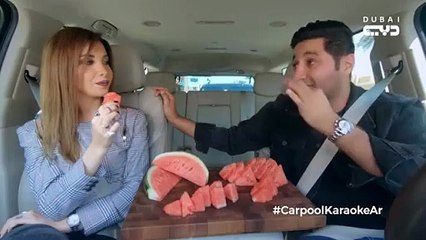 نانسي عجرم تدخل تحدّي "البطيخ".. شاهدي ماذا فعلت؟