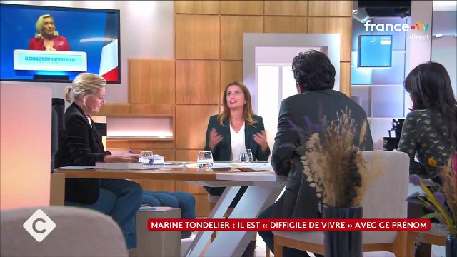 La secrétaire nationale des Écologistes Marine Tondelier accuse Marine Le Pen d’avoir «privatisé» son prénom pour «en faire sa marque» - VIDEO