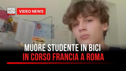 Muore studente in bici in Corso Francia a Roma