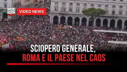 Sciopero generale, Roma e il Paese nel caos