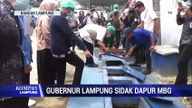 Gubernur Lampung Sidak Dapur MBG