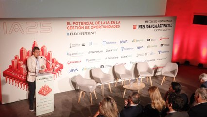 Mazón, en la apertura del VIII Congreso Internacional de IA: "La Comunidad Valenciana quiere ser líder en IA"