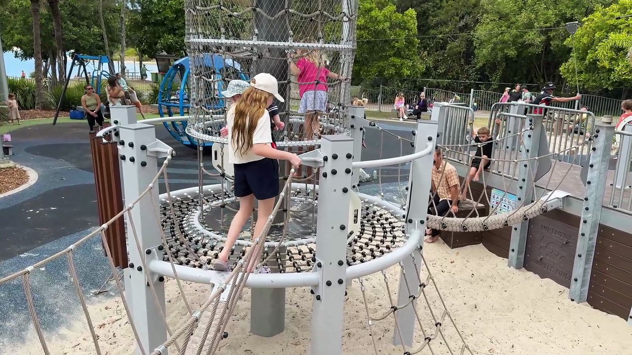 HUGE Pirate Ship Playground Gold Coast (Palm Beach Parklands) | Best Family Day Out at Currumbin Creek, QLD