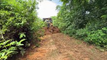 Effective Strategy for Improving Plantation Roads with a D6R XL Bulldozer