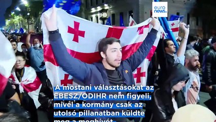 Grúziában nyolc nagy Európa-párti ellenzéki tömörülés bojkottálja az önkormányzati választásokat
