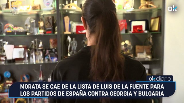 Morata se cae de la lista de Luis de la Fuente para los partidos de España contra Georgia y Bulgaria