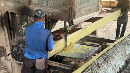 Processing 2x20 Boards for Selected Sawmill House