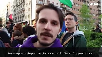 A Milano le voci per la Flotilla: "Ha reso palese la violazione del diritto intenazionale"