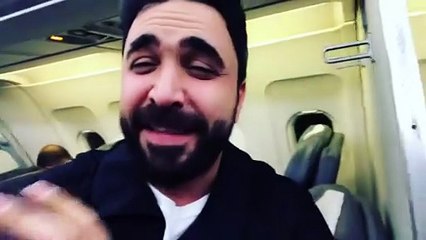 فيديو يظهر ما حدث داخل الطائرة بوجود نادر الأتات