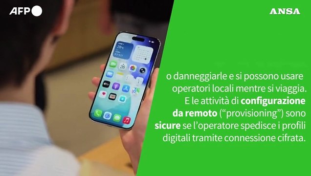 Ansa VERIFIED - Le eSim telefoniche sono sicure?