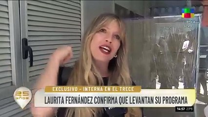 Laurita Fernández reveló por qué se despide de su programa en El Nueve