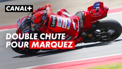 L'Espagnol Marc Marquez a été victime de deux chutes lors des essais qualificatifs du GP d'Indonésie