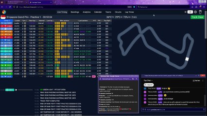 F1 2025 Singapour Grand Prix - Practice 1 - Essais Libres 1 - STREAMING FR HD