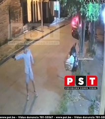 Víctima logra huir de delincuentes armados scz