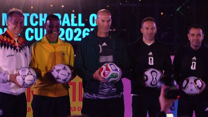 Football: Zidane dévoile "Trionda", ballon officiel du Mondial 2026
