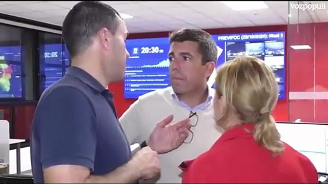 Pradas, a Mazón el día de la dana: Es una meteorología nunca conocida para nosotros: una explosión”