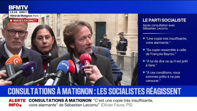 Budget: Aujourd'hui, nous n'avons pas eu de rupture sur le fond , déplore Boris Vallaud