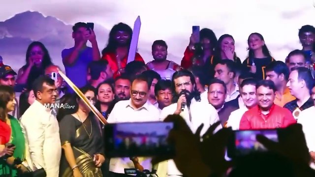 #Peddi Ram Charan Performing Ravan Dahan at the Iconic Ramlila Maidan in Delhi