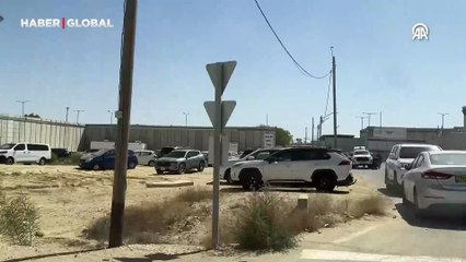 İsrail'in yasa dışı alıkoyduğu aktivistlerin götürüldüğü Ketziot Hapishanesi görüntülendi