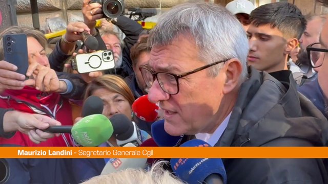 Gaza, Landini In piazza per difendere l'umanità e la Costituzione