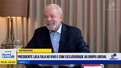 Presidente Lula fala com exclusividade ao Grupo Liberal